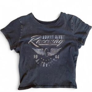 Hollister-co Women's Black T-shirt
